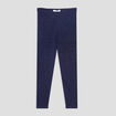 Legging taille &eacute;lastiqu&eacute;e coton bleu marine fille
