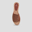 Mules détails cordes couleur or femme