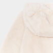 Gilet fausse fourrure zippé à capuche beige bébé garçon