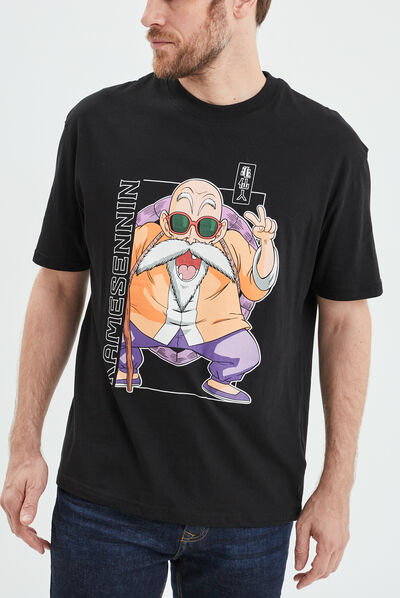 T-shirt Dragon Ball Z Tortue Géniale noir homme