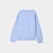 Sweat col rond manches longues bleu clair fille