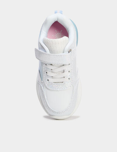 Running lumineuses Reine des neiges bleu ciel fille