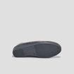 Chaussons brodés gris femme