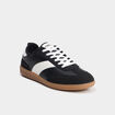 Tennis basses &agrave; lacets noir homme