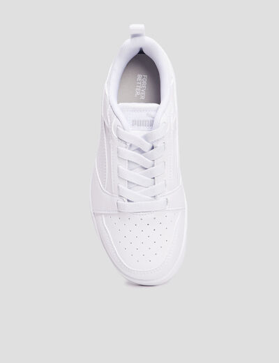 Tennis basses à lacets Puma Rebound Joy blanc fille