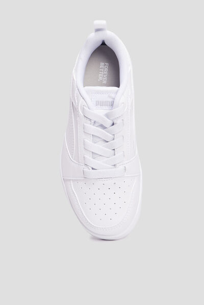Tennis basses à lacets Puma Rebound Joy blanc fille