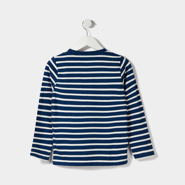 t shirt manches longues creeks bleu violet garcon T-shirt manches longues Creeks bleu violet garçon