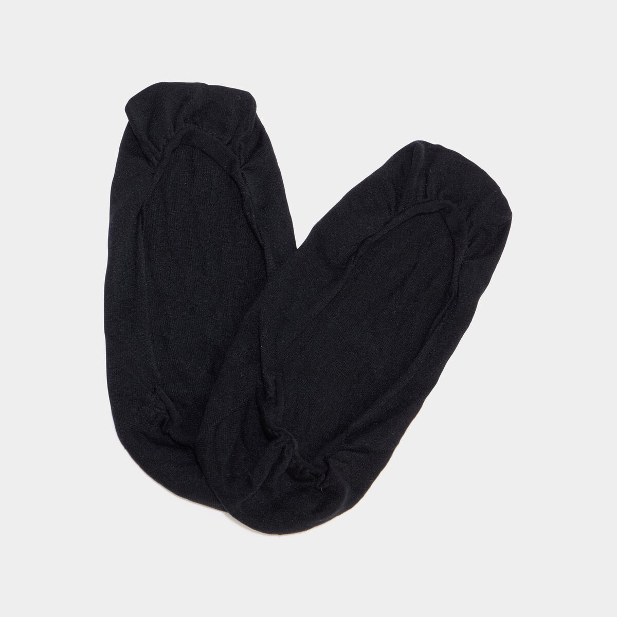 Lot de 2 chaussettes invisibles noir femme