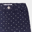 Short droit taille élastiquée coton bleu marine bébé garçon