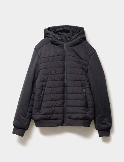 Veste à capuche Liberto gris foncé homme