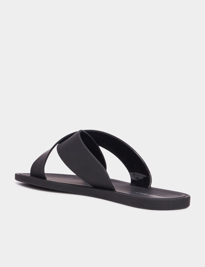 Mules de plage Wamea Beach noir femme