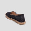 Espadrilles à sequins noir femme