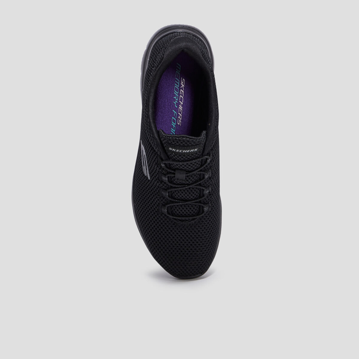 Runnings &agrave; lacets Skechers Summits noir femme