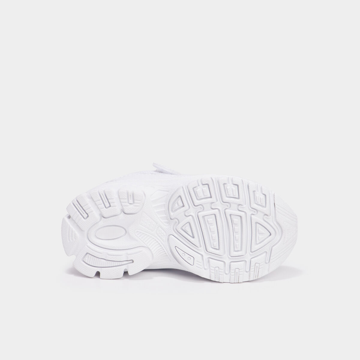Baskets running à scratchs Liberto blanc bébé fille