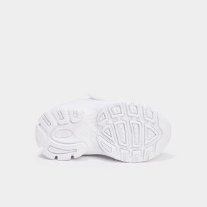 Baskets running à scratchs Liberto blanc bébé fille