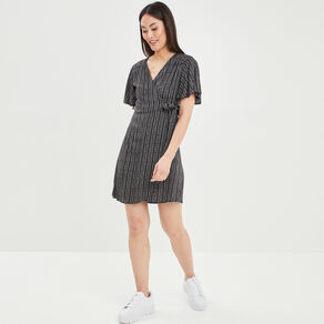 robe courte portefeuille noir femme Robe courte portefeuille noir femme