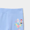 Legging coton Reine des neiges bleu ciel fille
