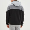 Sweat hoodie zippé à capuche Liberto noir homme
