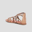 Sandales en cuir Liberto couleur bronze fille