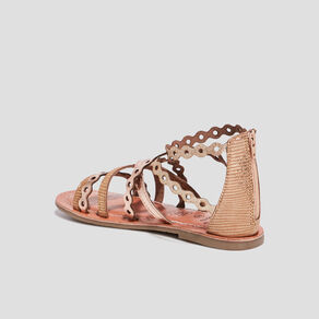 Sandales en cuir Liberto couleur bronze fille