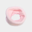 Tour de cou effet polaire rose fille