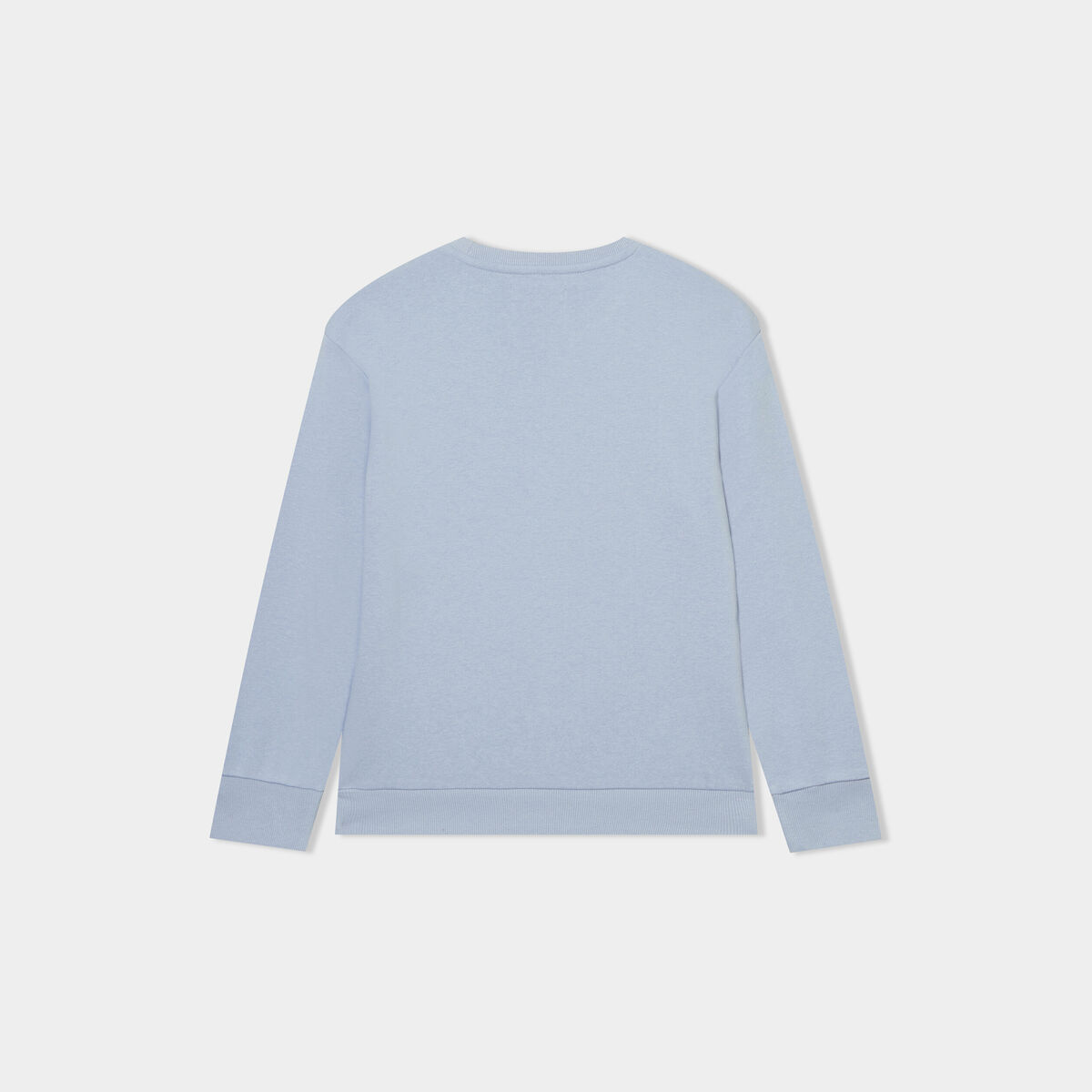 Sweat col rond manches longues bleu clair garçon