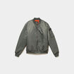 Blouson bomber d&eacute;perlant Liberto gris homme