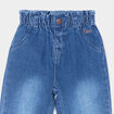 Jeans slouchy taille élastiquée Creeks denim stone bébé fille