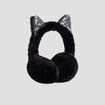 Cache-oreilles avec sequins noir fille