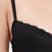 Soutien-gorge corbeille paddé dentelle noir femme