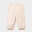 Pantalon jogger doublage coton ecru b&eacute;b&eacute; fille