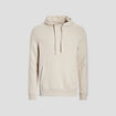 Sweat molleton à capuche hoodie creme homme