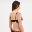 Soutien-gorge emboîtant paddé élastiqué noir femme