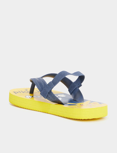 Tongs avec brides Pokémon Pikachu jaune garçon