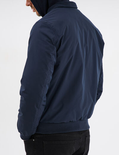 Blouson zippé col montant Creeks bleu foncé homme
