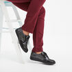 Derbies compensées en cuir Confortissimo noir femme