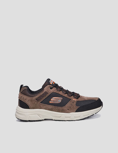 Runnings &agrave; m&eacute;moire de forme Skechers marron homme