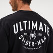 T-shirt relax manches courtes Spider-Man noir homme
