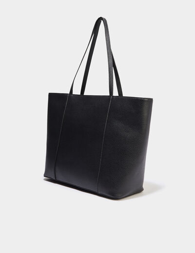 Sac cabas port&eacute;-&eacute;paule noir femme