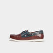 Chaussures bateau en cuir multicolore homme
