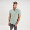 Polo manches courtes coupe droite vert pastel homme