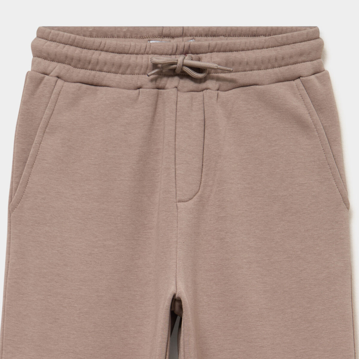 Pantalon de jogging confort doubl&eacute; taupe gar&ccedil;on