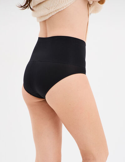 Culotte gainante sans couture noir femme
