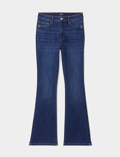 Jeans flare 5 poches Creeks denim stone femme