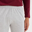 Ensemble pyjama pantalon et t-shirt bordeaux homme