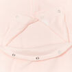 Dors-bien manches longues boutonn&eacute; rose clair b&eacute;b&eacute;