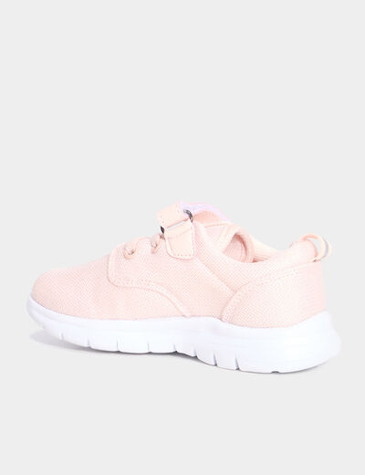 Baskets running semelles flex rose fille
