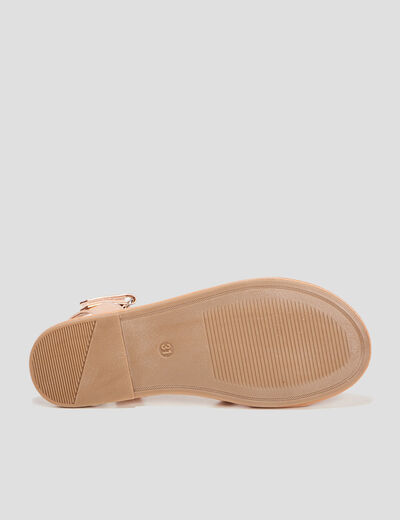 Sandales Liberto rose champagne fille