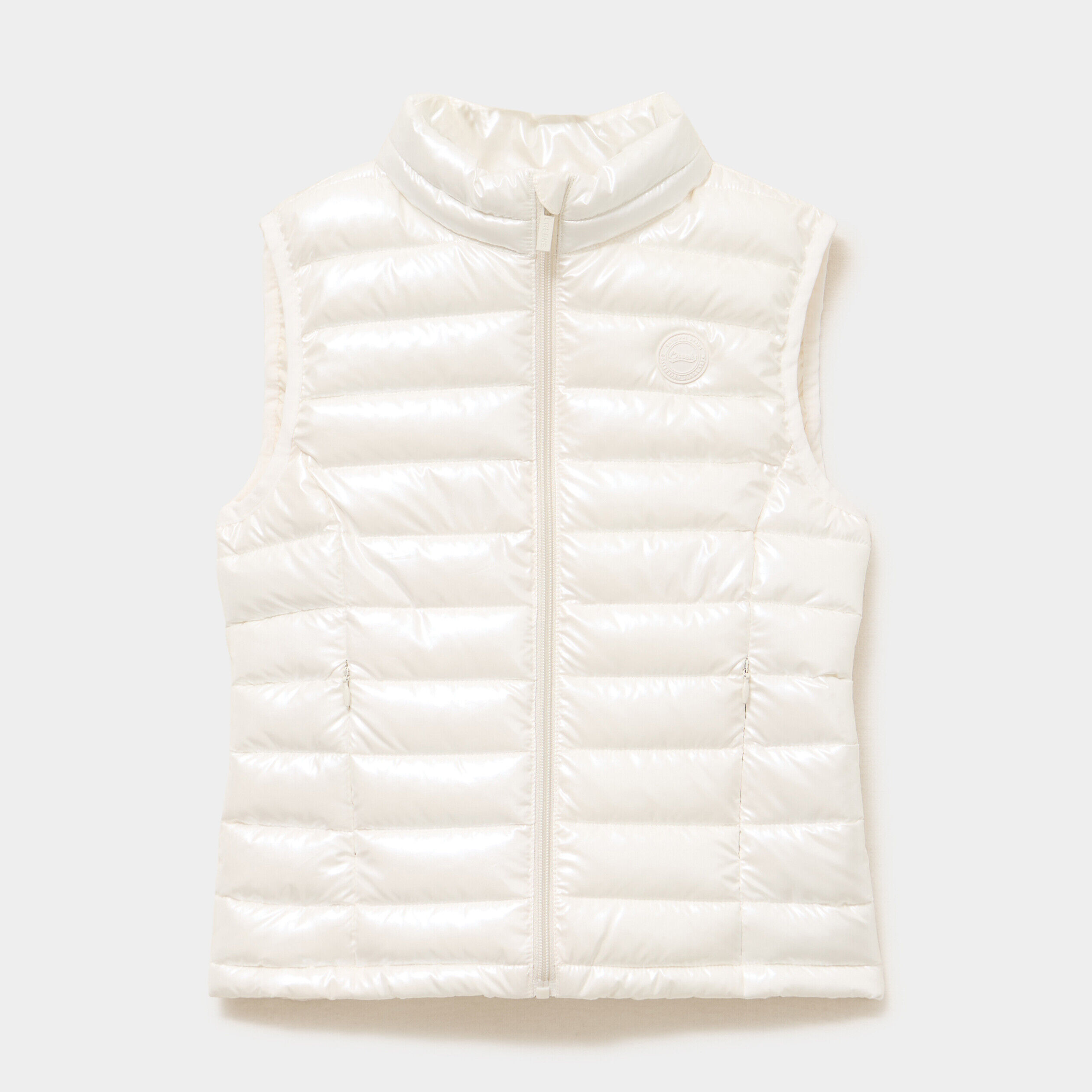 Doudoune légère sans manches imperméable blanc fille CREEKS