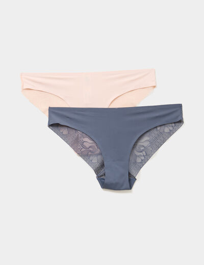 Lot 2 culottes rose clair femme